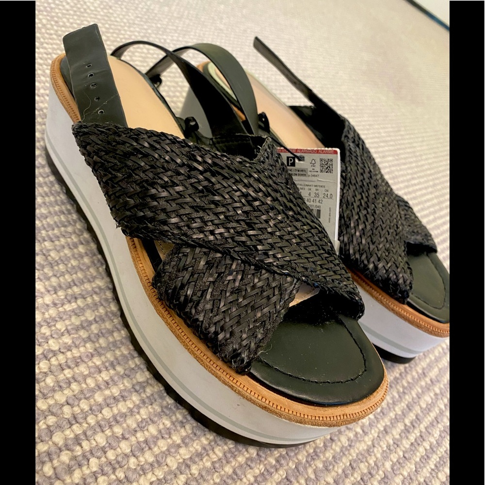 Zara braided Heel Sandal